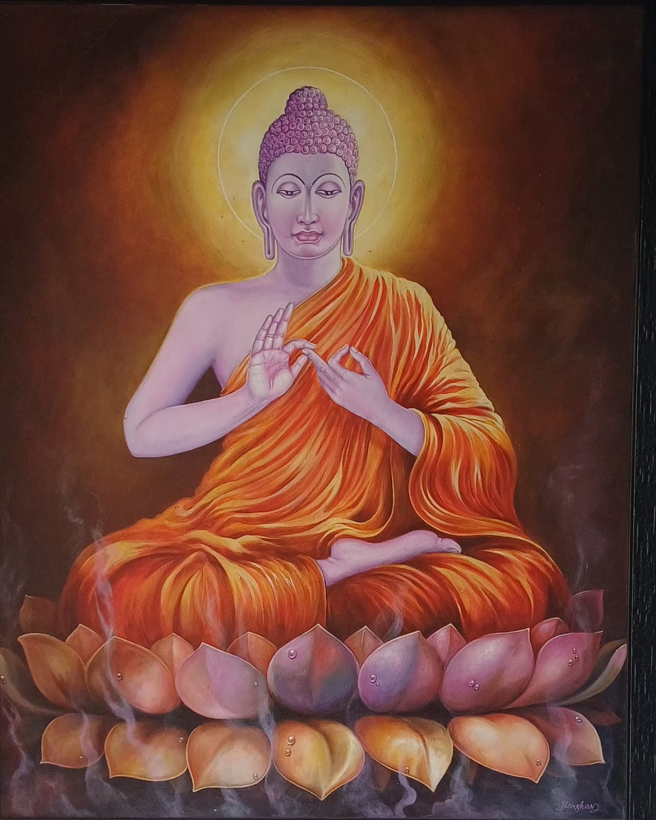 Seated Buddha by Harshan