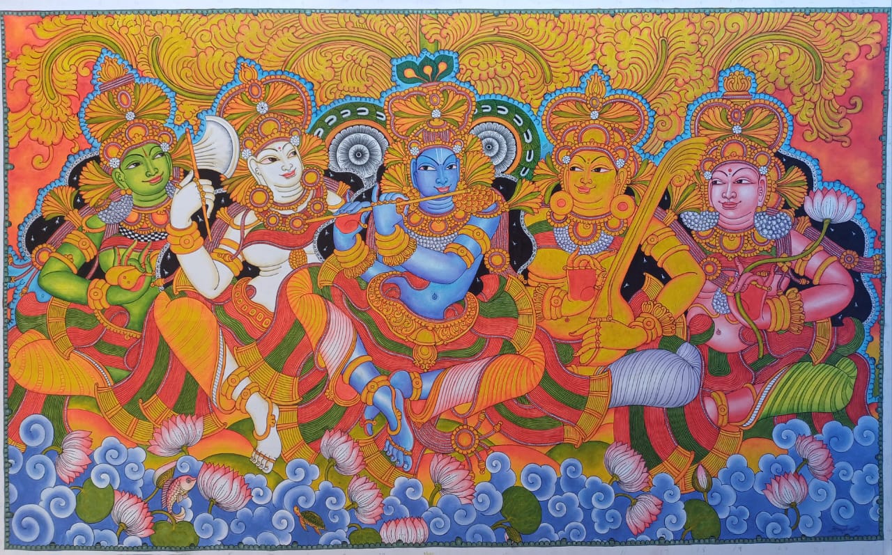 Five deities by Harshan