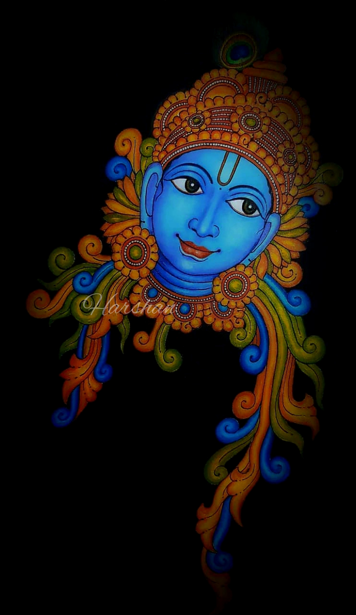Krishna head by Harshan