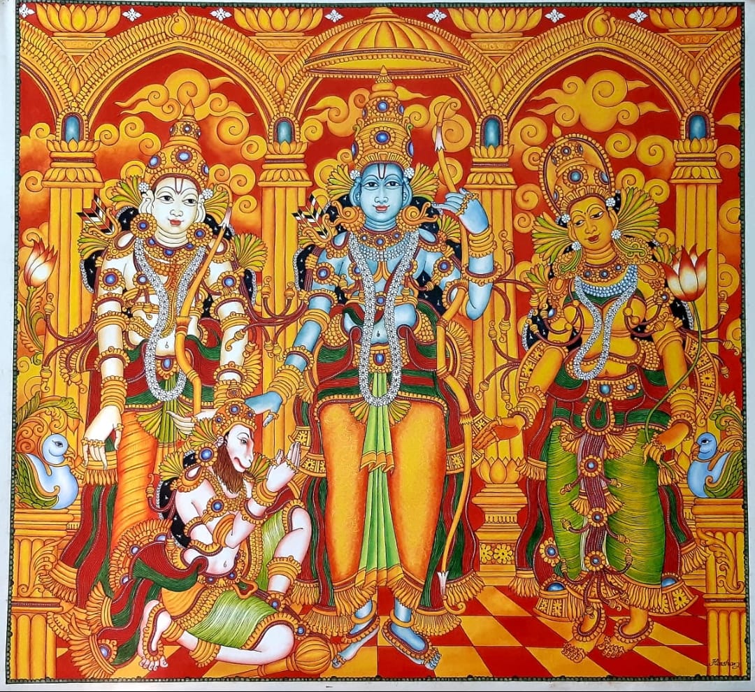 Temple deities by Harshan